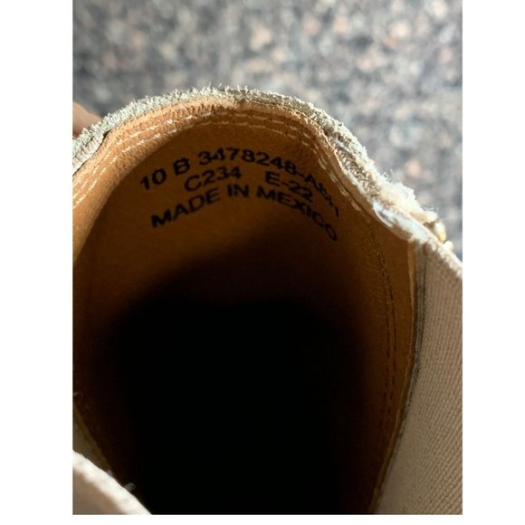 Fyre Carly Leather Zip Chelsea Booties | Color ASH | Size 10 | NEW - Picture 8 of 9